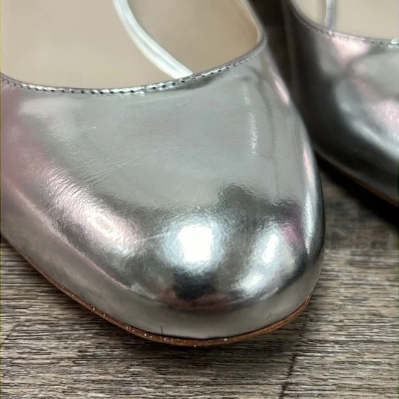 Sophia Webster Lilia Mid Mary Jane Silver Heels – Crystal Bow Block Heel – 39 - Picture 8 of 16